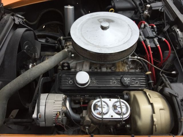 1977 Orange Chevrolet Corvette