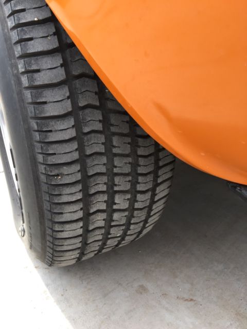 1977 Orange Chevrolet Corvette