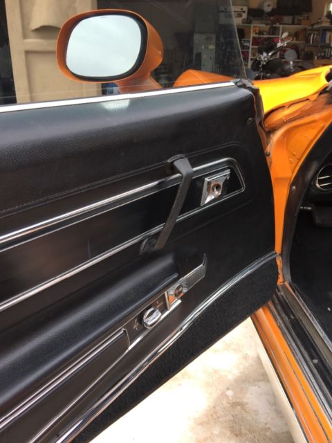 1977 Orange Chevrolet Corvette