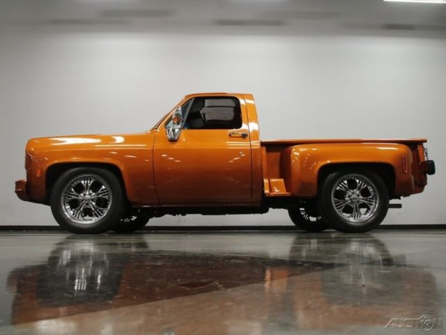 1977 Orange Chevrolet C10