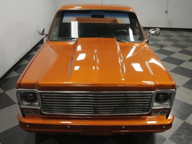 1977 Orange Chevrolet C10
