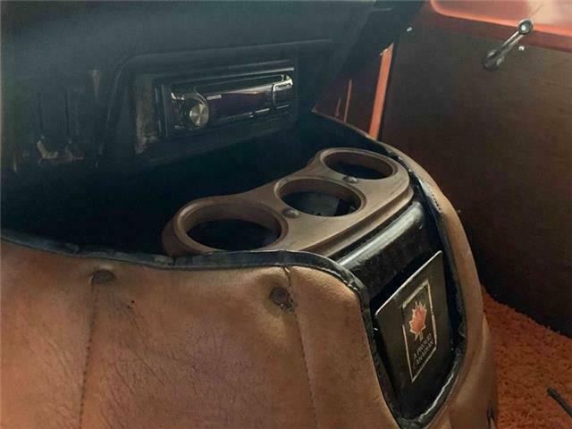 1977 Orange Dodge Ram Van Conversion Van