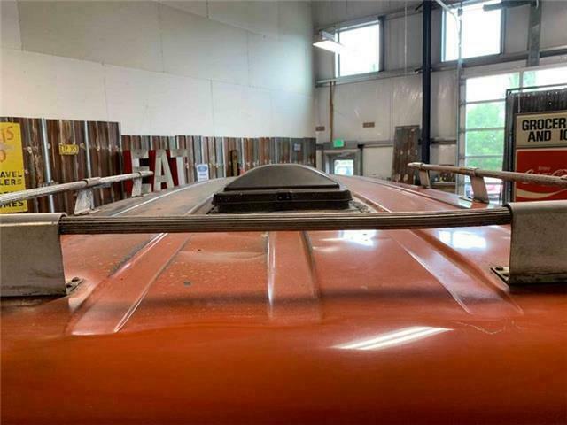 1977 Orange Dodge Ram Van Conversion Van