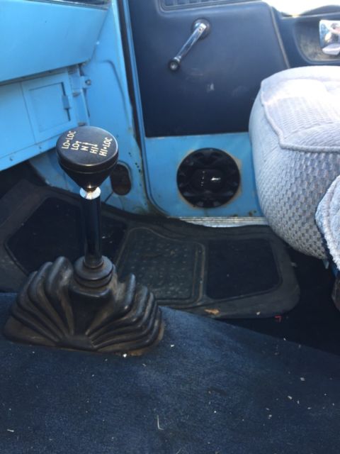 1977 Blue Dodge Ramcharger Stepside pickup Truck