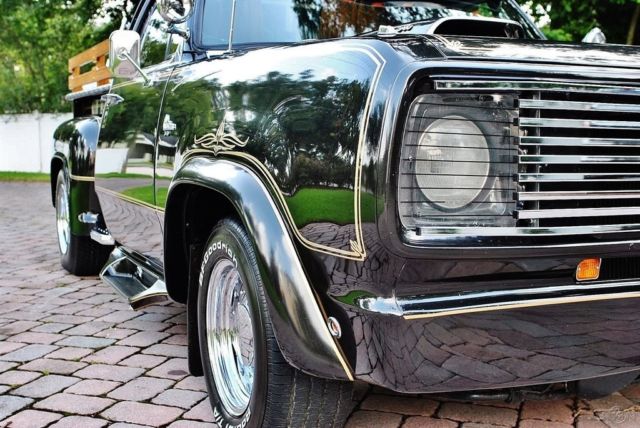 1977 Black Dodge Warlock Pickup Truck