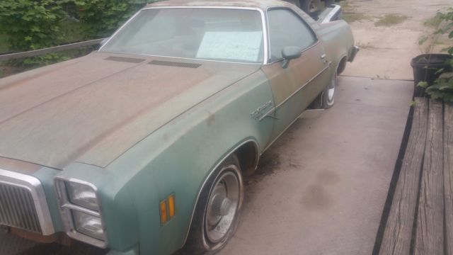 1977 Green Chevrolet El Camino cool