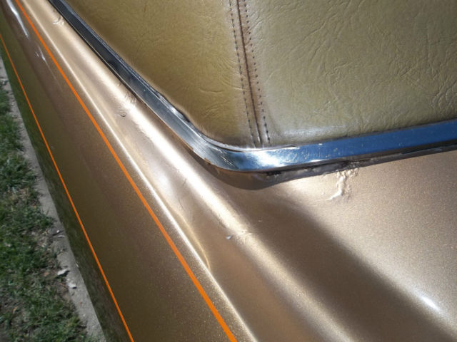 1977 Gold Cadillac Eldorado Coupe