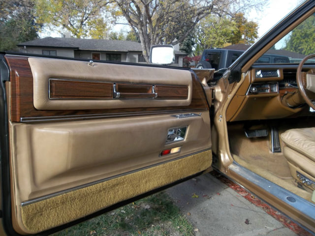 1977 Gold Cadillac Eldorado Coupe