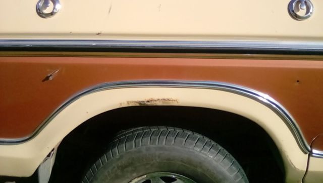 1977 2 tone Indigo Tan and Medium Copper Ford F-150 Standard Cab Pickup