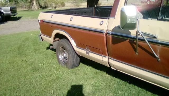 1977 2 tone Indigo Tan and Medium Copper Ford F-150 Standard Cab Pickup