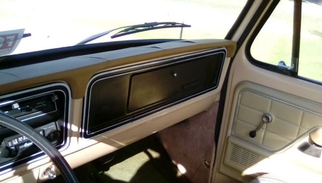 1977 2 tone Indigo Tan and Medium Copper Ford F-150 Standard Cab Pickup