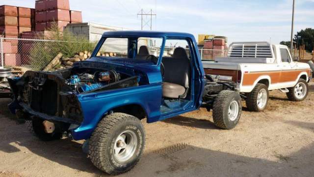 1977 Red Ford F-150 Standard Cab Pickup