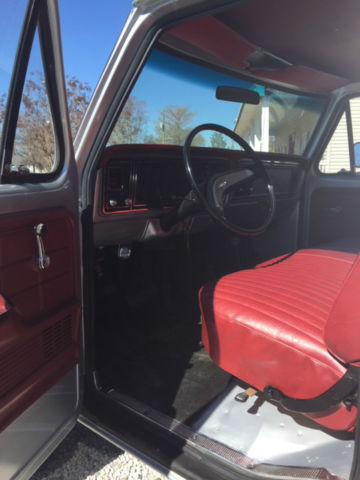 1977 Red and Silver Ford F-150