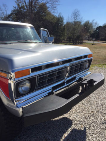 1977 Red and Silver Ford F-150