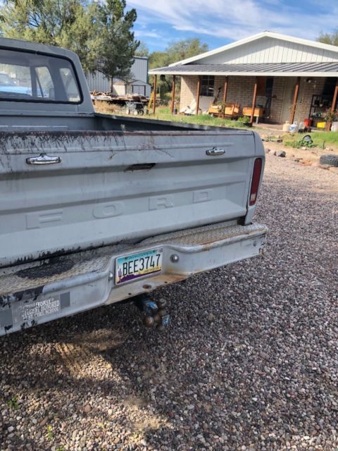1977 Gray Ford F-150 Extended Cab Pickup