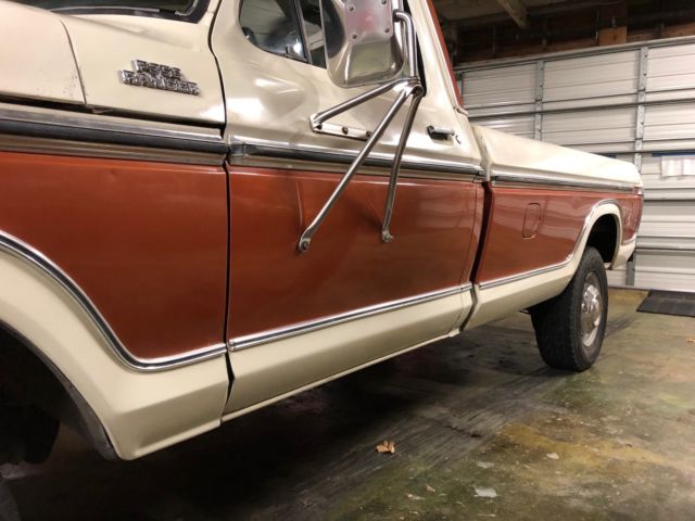 1977 Copper / White Two Tone Ford F-350 Standard Cab Pickup