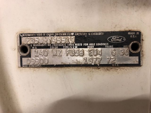 1977 Copper / White Two Tone Ford F-350 Standard Cab Pickup