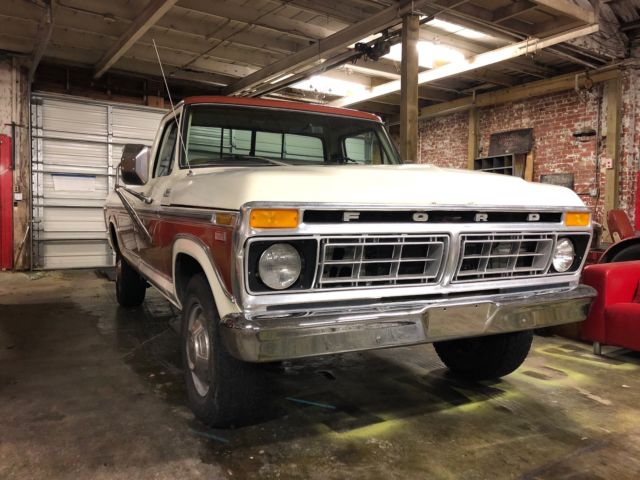 1977 Copper / White Two Tone Ford F-350 Standard Cab Pickup