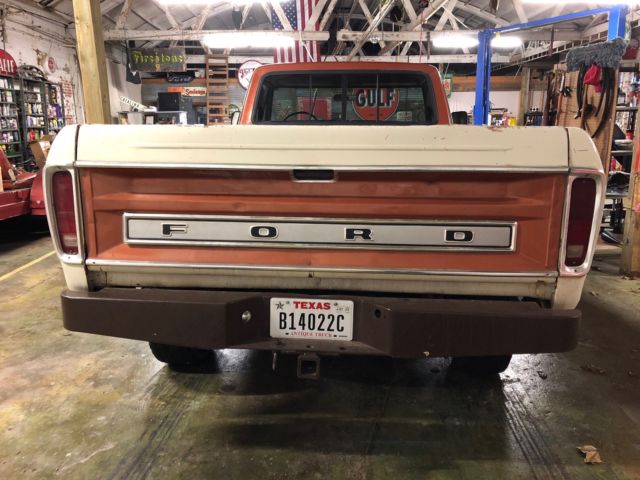 1977 Copper / White Two Tone Ford F-350 Standard Cab Pickup