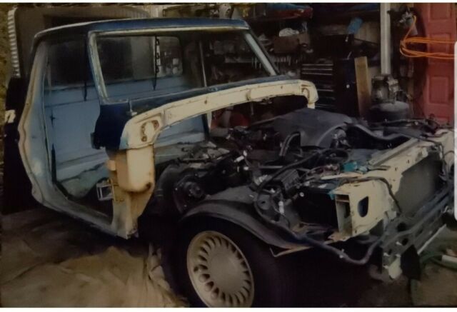 1977 black / orange Ford F-100