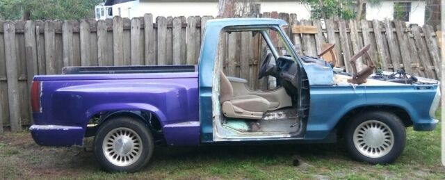 1977 black / orange Ford F-100