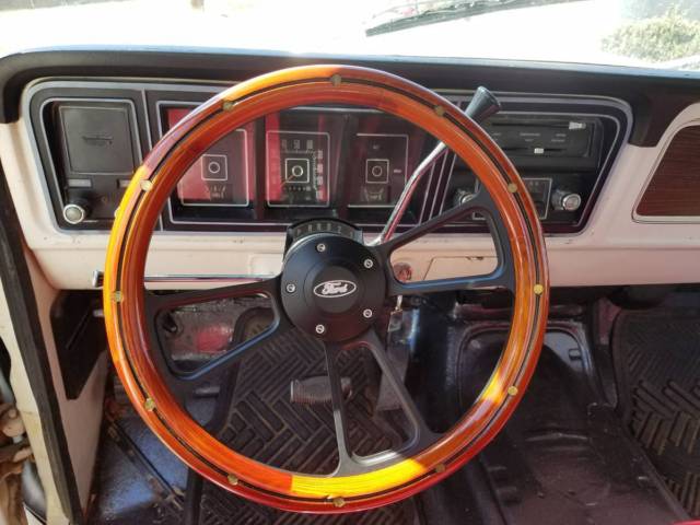1977 White Ford F-100 Standard Cab Pickup