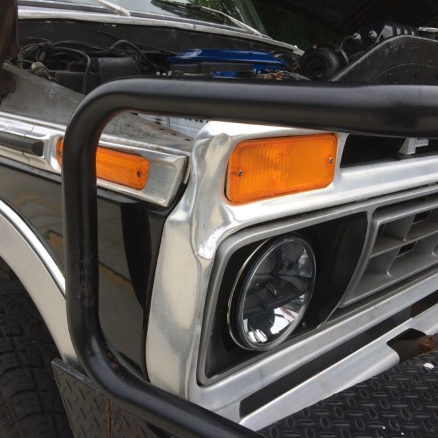 1977 Black Ford F-250 Standard Cab Pickup