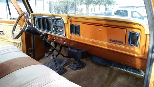 1977 copper, burnt orange Ford F-250 Standard Cab Pickup