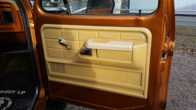 1977 copper, burnt orange Ford F-250 Standard Cab Pickup