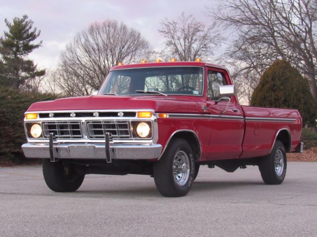 1977 Red Ford Other Pickups Pickup Truck