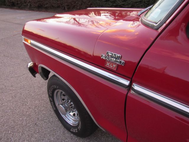 1977 Red Ford Other Pickups Pickup Truck