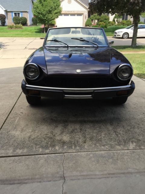 1977 Burgundy Fiat Other Convertible