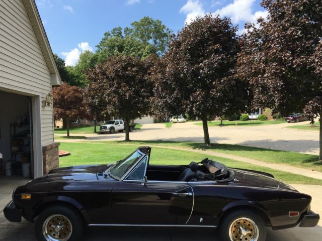 1977 Burgundy Fiat Other Convertible
