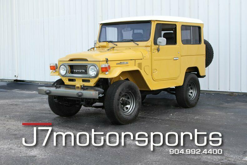 1977 Yellow Toyota Land Cruiser