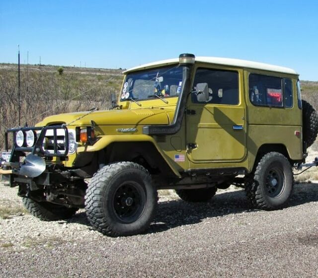1977 Mustard Toyota Land Cruiser