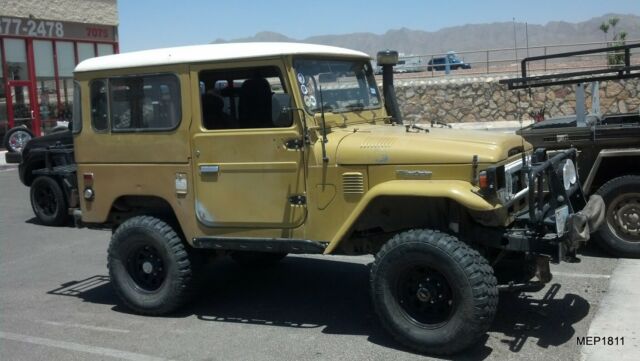 1977 Mustard Toyota Land Cruiser