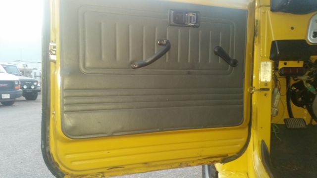 1977 Yellow Toyota Land Cruiser hard top