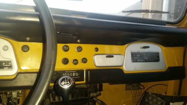 1977 Yellow Toyota Land Cruiser hard top