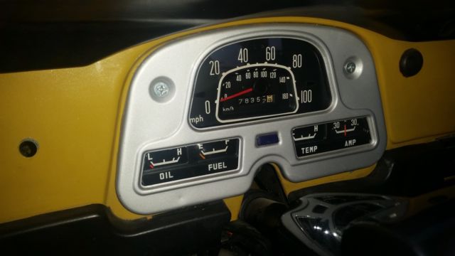 1977 Yellow Toyota Land Cruiser hard top