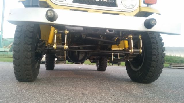 1977 Yellow Toyota Land Cruiser hard top