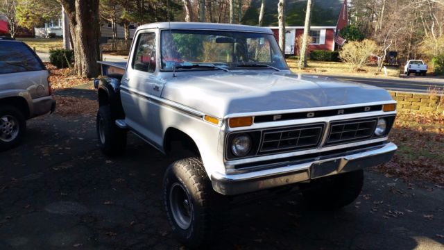 1977 gray Ford F-100 Standard Cab Pickup