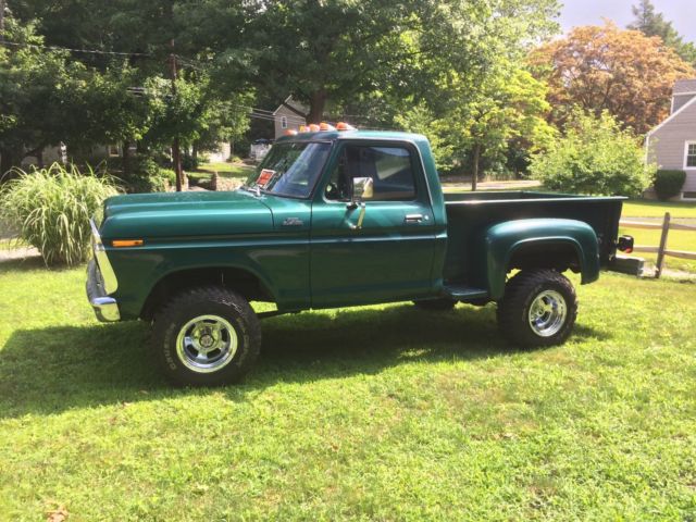 1977 GREEN Ford F-150 STEP SIDE
