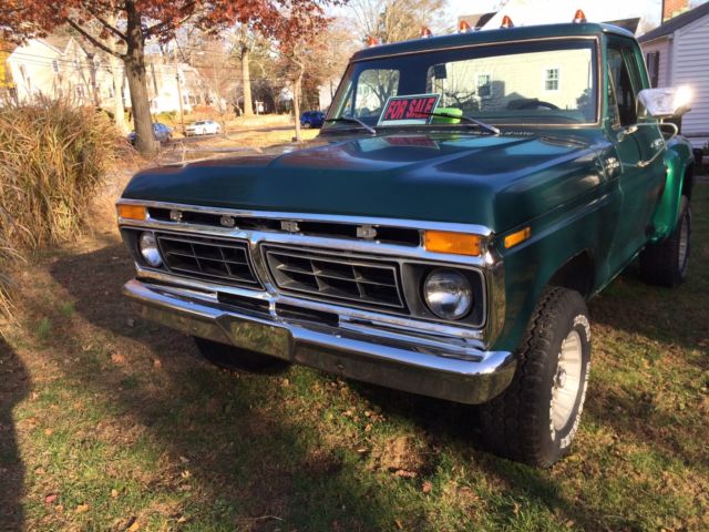 1977 GREEN Ford F-150 STEP SIDE