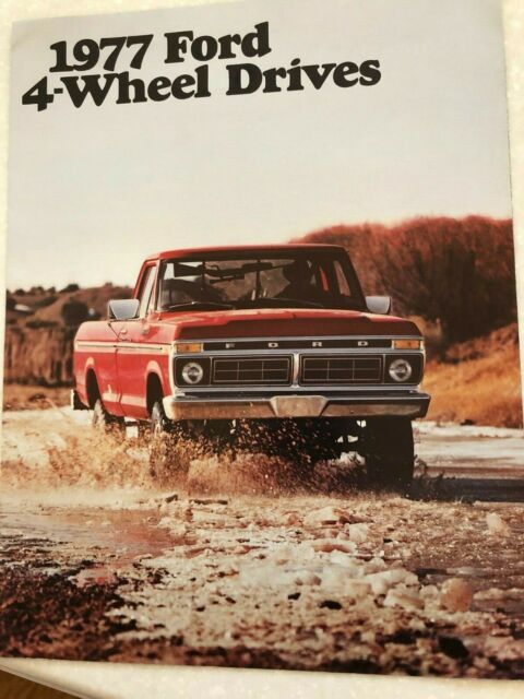 1977 Blue Ford F-150 Standard Cab Pickup