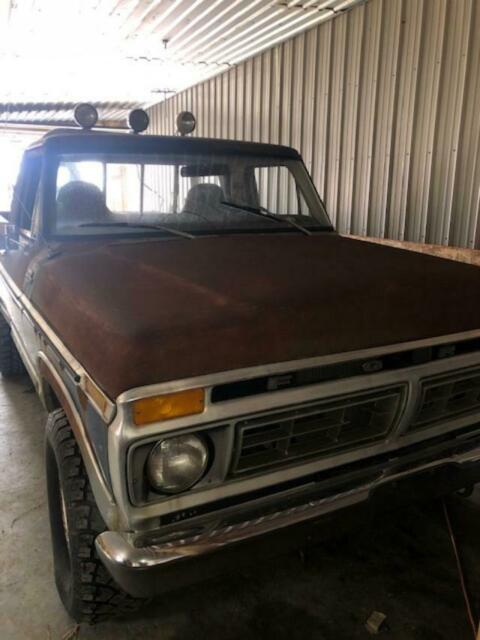 1977 Blue Ford F-150 Standard Cab Pickup
