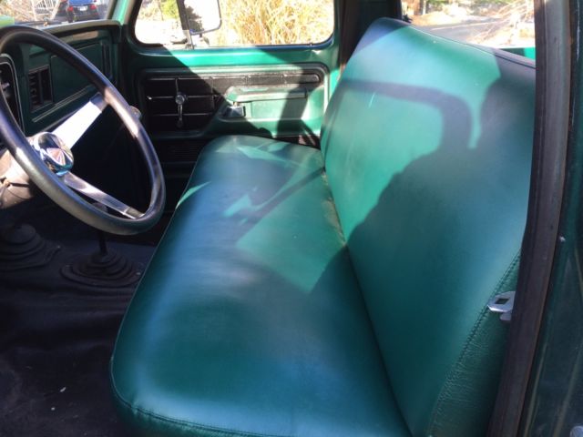1977 GREEN Ford F-150 STEP SIDE