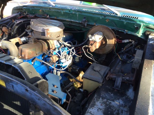 1977 GREEN Ford F-150 STEP SIDE