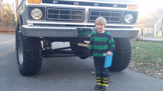 1977 gray Ford F-100 Standard Cab Pickup