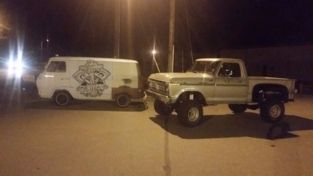 1977 gray Ford F-100 Standard Cab Pickup