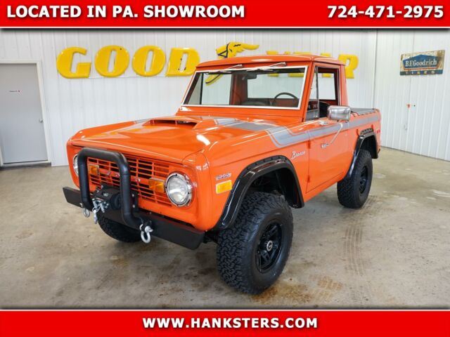 1977 Orange Ford Bronco --